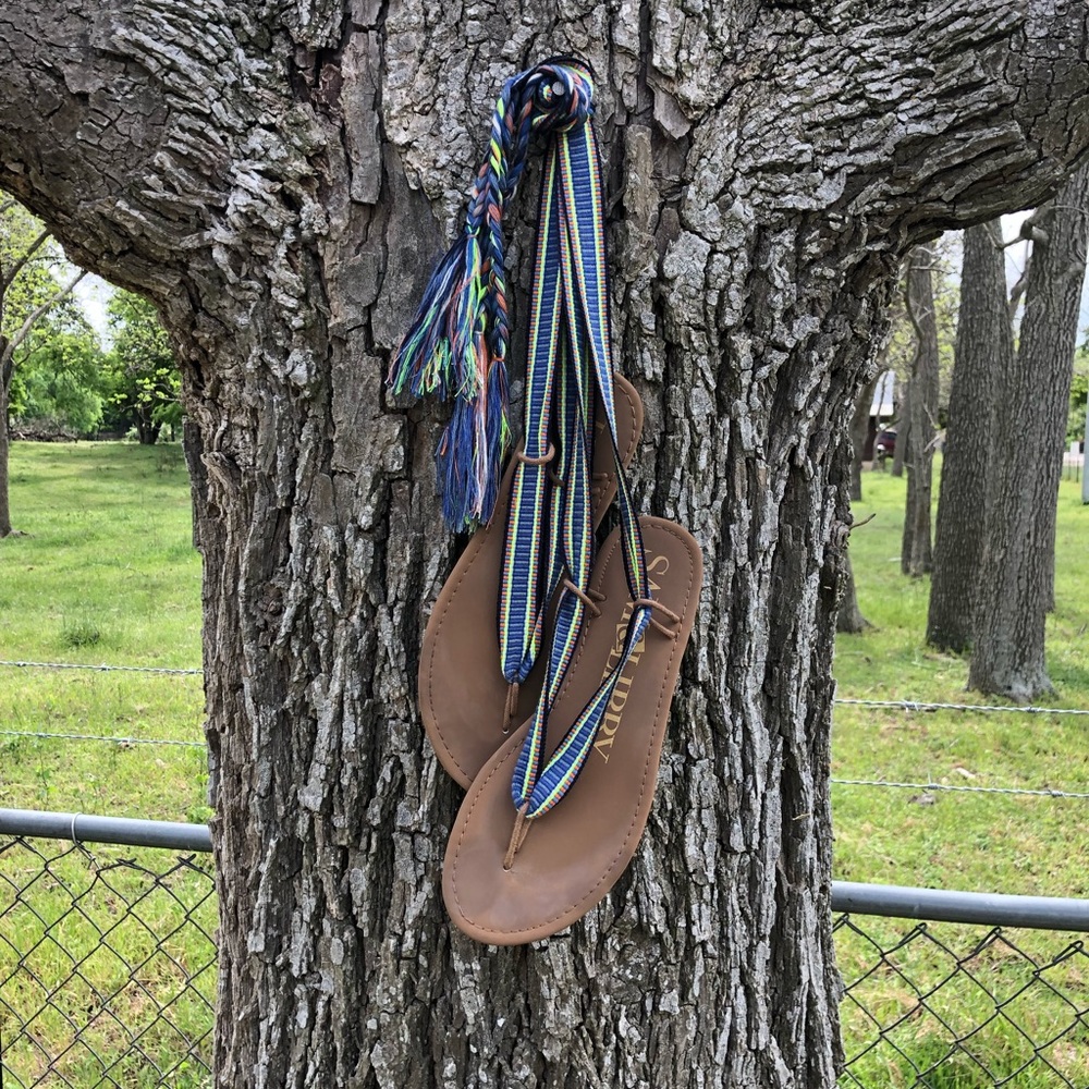 Sam & Libby wrap sandals